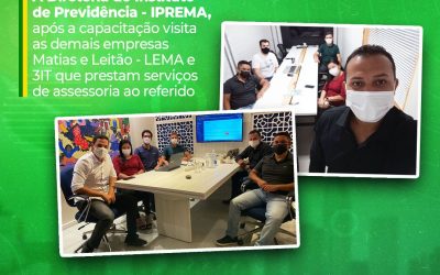 A Diretoria do IPREMA, após a capacitação, visitou as empresas Lema e 3IT Consultoria