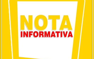 Nota Informativa – Novo Gestor!