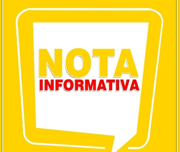 Nota Informativa – Novo Gestor!