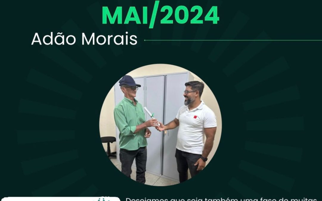 Aposentados do mês de MAIO/2024
